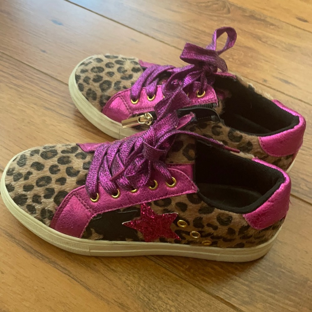 EUC girls leopard shoes